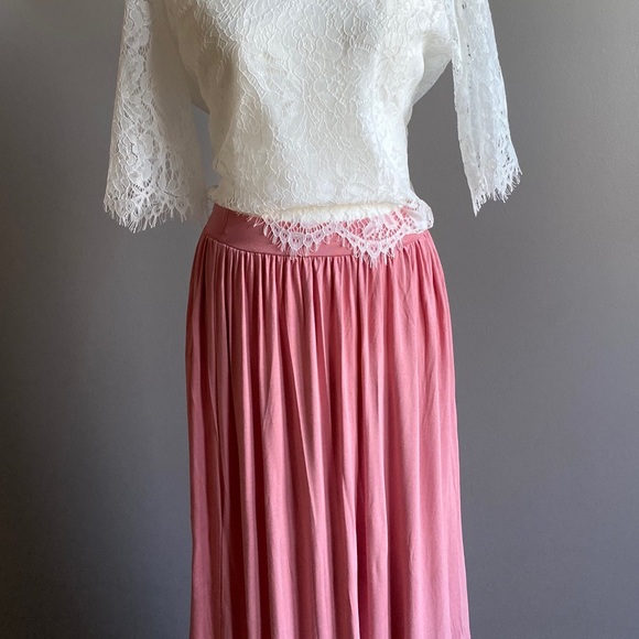 Rose Pink Maxi Skirt - Picture 5 of 7